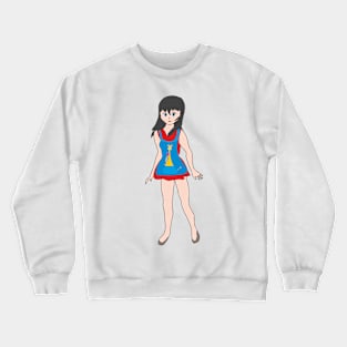 The girl and the giraffe Crewneck Sweatshirt